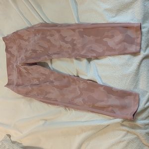 BuffBunny Pink Camo Cropped Leggings